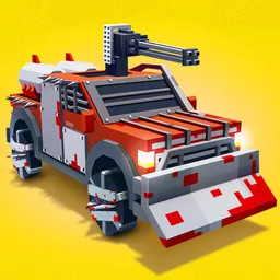 Applikazione desktop Zombie Derby: Blocky Roads