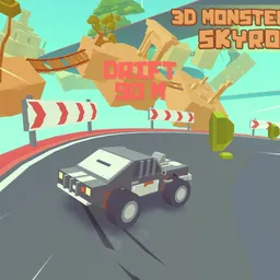 Desktop App 3D Monster Truck: Skyroads