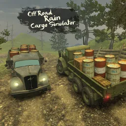 Desktop App Off-Road Rain Cargo Simulator