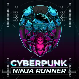 App para Desktop Cyberpunk Ninja Runner