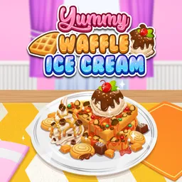 Applikation de bureau Yummy Waffle Ice Cream