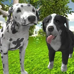 Applikation de bureau Dog Simulator 3D