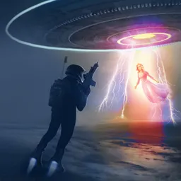 App de escritorio Alien Abduction!