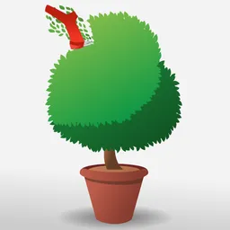 Desktop App Topiary Plant Cutting